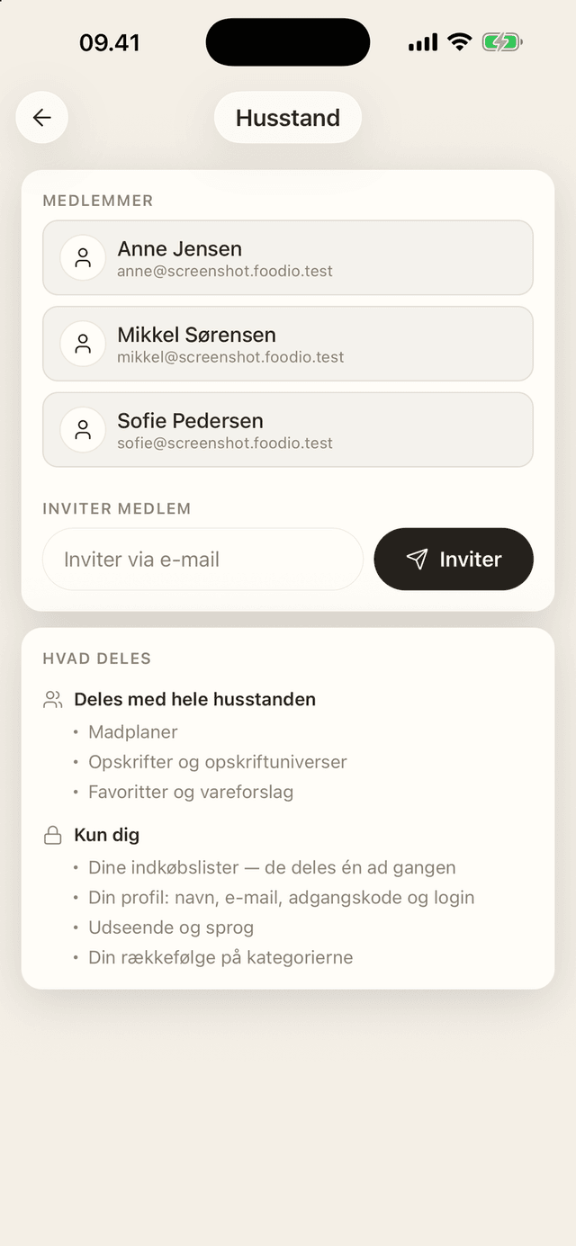 Del med hele husstanden